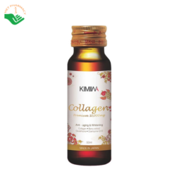 Kimiwa Collagen Premium 10000mg Shin Nihon Medical chống oxi hóa, giúp da căng sáng mịn màng (Hộp 10 lọ 50ml)