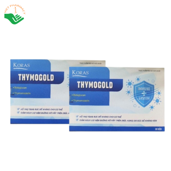 Koras Thymogold Tradiphar tăng đề kháng, giảm nguy cơ mắc các bệnh hô hấp trên (Hộp 3 vỉ x 10 viên) - Ảnh 3