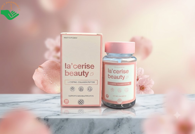 La’ Cerise Beauty E&S cân bằng độ ẩm, tăng độ đàn hồi của da (Hộp 60 viên)