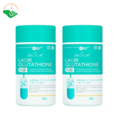 Lacir Glutathione Plus Dopharma hạn chế lão hóa, hỗ trợ tăng độ đàn hồi, giúp da trăng sáng (Hộp 1 lọ 30 viên)
