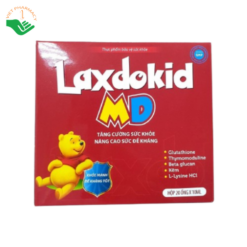 Laxdokid MD IAP giúp tăng cường sức đề kháng, hỗ trợ giảm viêm đường hô hấp trên cho trẻ (Hộp 20 ống x 10ml)