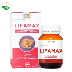 Lifamax Famax bảo vệ lá gan, hỗ trợ giải độc gan (Hộp 1 lọ 30 viên)
