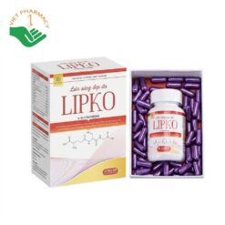 Lipko Kohinoor Star hỗ trợ chống oxy hoá, giảm lão hoá da, mờ thâm sạm, giúp làm đẹp da (Hộp 30 viên)