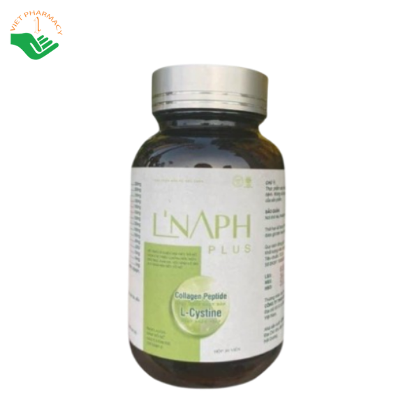 L’Naph Plus Linh Ngân hỗ trợ cân bằng nội tiết tố nữ, giúp làm mờ sạm da (Hộp 1 lọ x 30 viên)