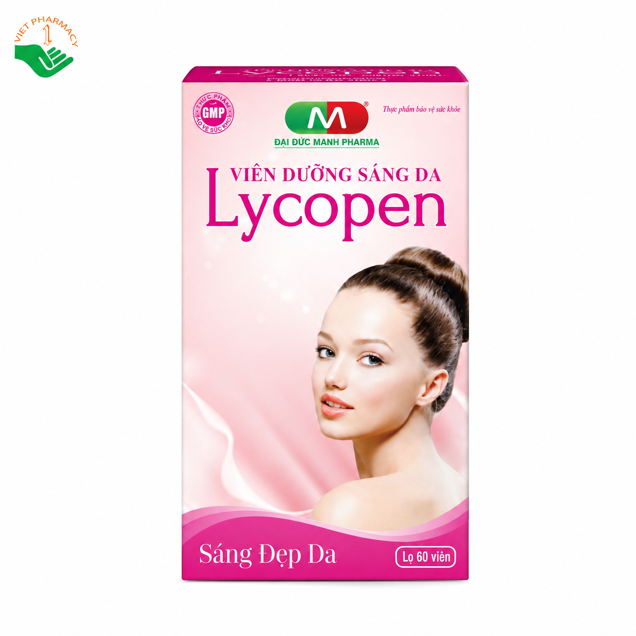 Lycopen dưỡng sáng da, bổ sung Collagen, hỗ trợ ngăn ngừa lão hóa da (Hộp 60 viên)