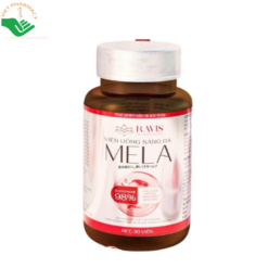 Mela Ravis Cosmetic hạn chế lão hóa da, giúp da sáng đẹp, đều màu (Hộp 30 viên)