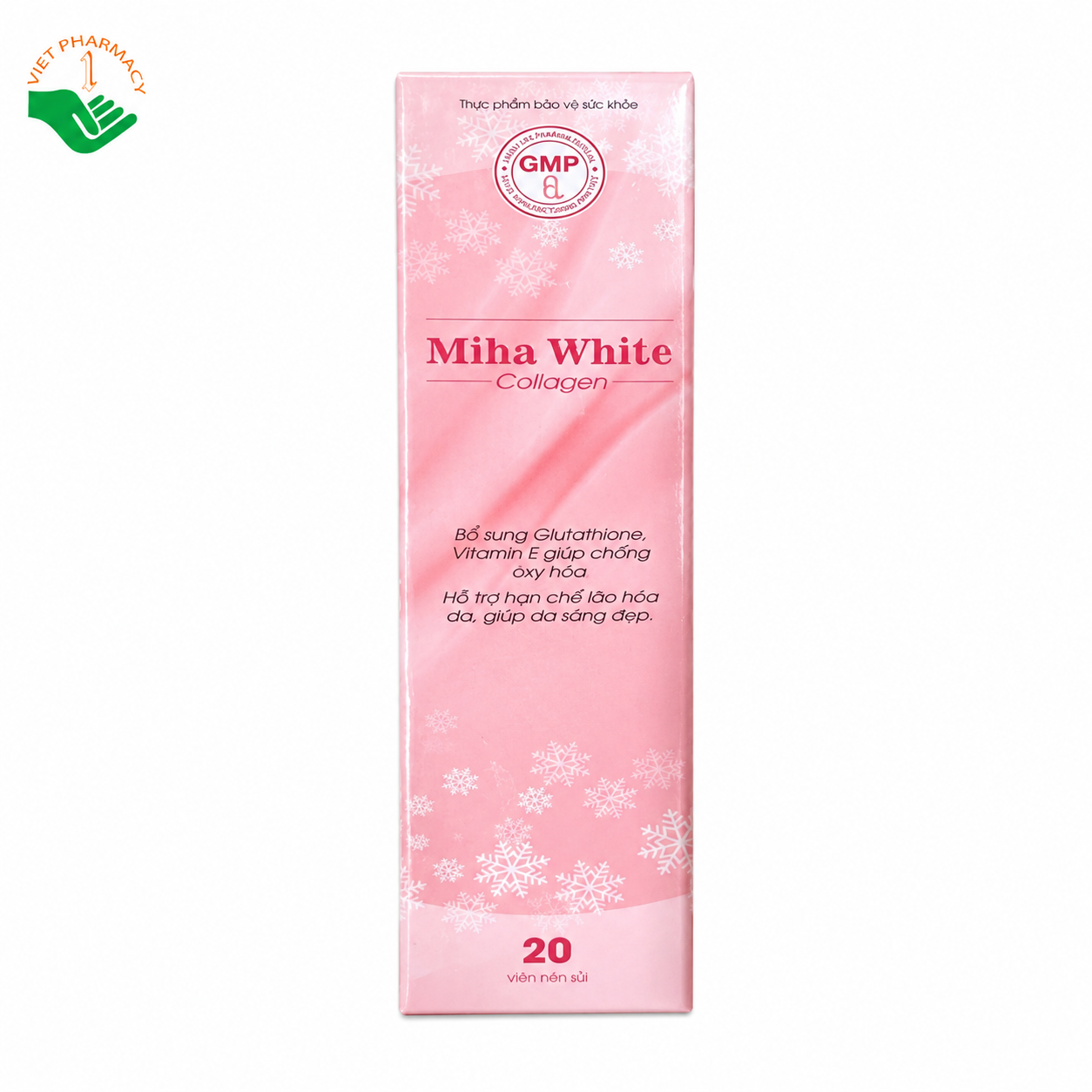 Miha White hỗ trợ ngăn ngừa lão hóa, giúp da sáng đẹp (Hợp 20 viên)