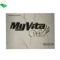 MyVita White SPM chống oxy hóa, chậm quá trình lão hóa, làm sáng da (Hộp 30 gói x 7g)