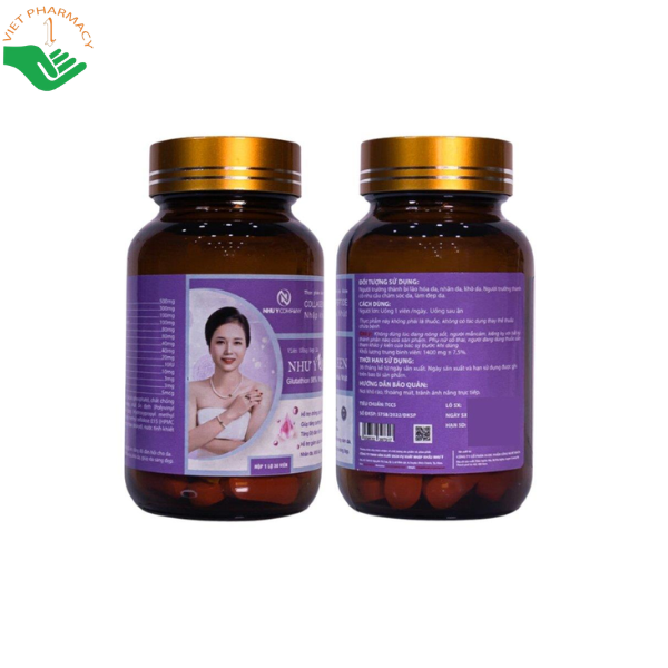 Như Ý Queen Bibita cải thiện độ đàn hồi của da, giúp làn da sáng đẹp (Hộp 30 viên)