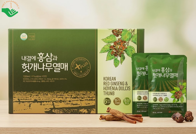 Nước hồng sâm bổ gan Bulrogeon phù hợp cho người dùng nhiều bia rượu