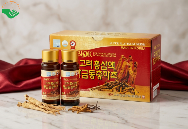 Nước hồng sâm Đông trùng hạ thảo BIOK