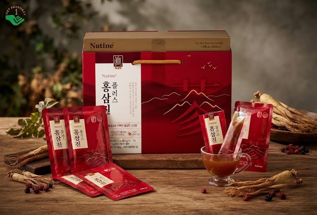 Nước hồng sâm Hongsamjin Plus Nutine
