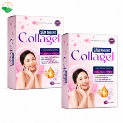 Nước sâm nhung Collagel Foxs-USA hỗ trợ chống oxy hóa, ngắn ngừa lão hoá da (Hộp 10 gói x 15 ml)