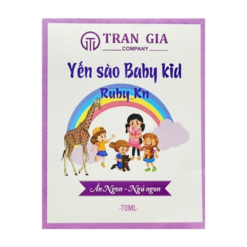 Nước yến sào Baby Kid Trần Gia bổ sung năng lượng cho bé (Lọ 70ml)