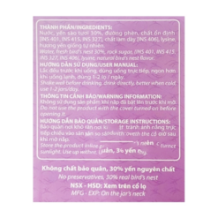 Nước yến sào Baby Kid Trần Gia bổ sung năng lượng cho bé (Lọ 70ml)