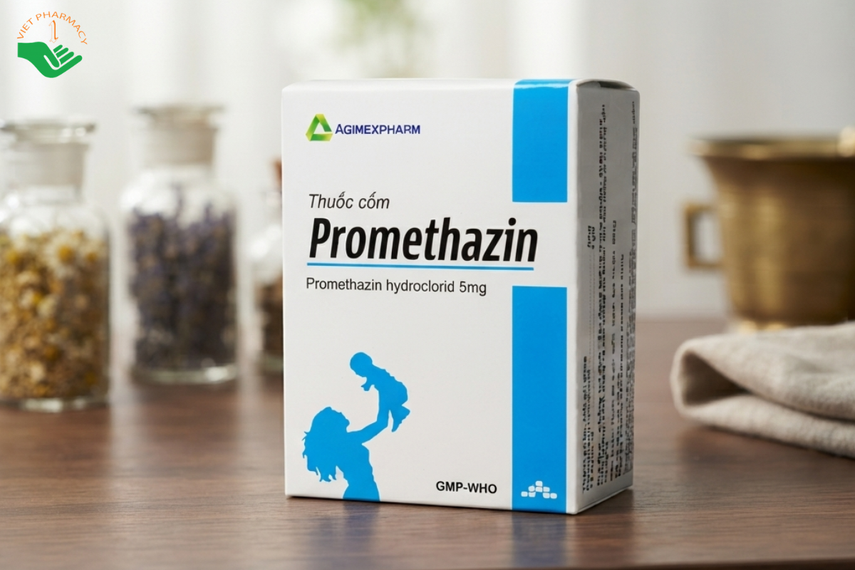 Thuốc chống say xe cho trẻ em Promethazin Agimexpharm