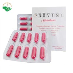 Provini Glutathione Eagle USA hỗ trợ làm trắng da, chống oxy hóa, giải độc gan (Hộp 30 viên)