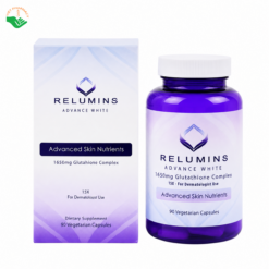 Relumins Advance White Glutathione Complex hỗ trợ dưỡng trắng, trẻ hóa làn da (Hộp 90 viên)