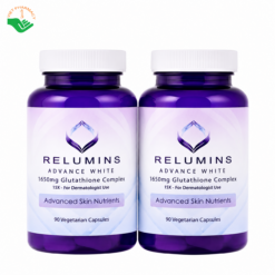 Relumins Advance White Glutathione Complex hỗ trợ dưỡng trắng, trẻ hóa làn da (Hộp 90 viên)