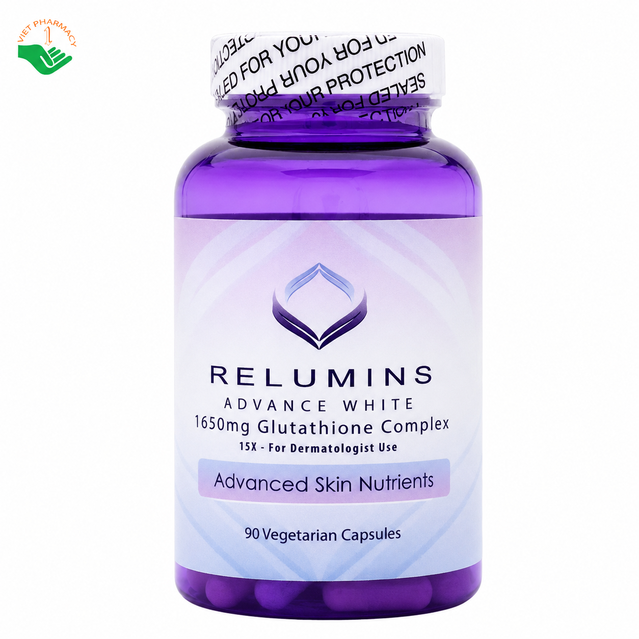 Relumins Advance White Glutathione Complex hỗ trợ dưỡng trắng, trẻ hóa làn da (Hộp 90 viên)