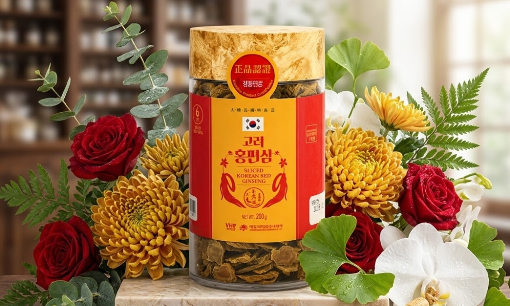 Hồng sâm khô thái lát Daedong Hàn Quốc