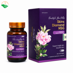 Skins Diamond NSG hỗ trợ nuôi dưỡng da, giảm sạm da, giúp da sáng khỏe (Hộp 30 viên)