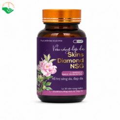 Skins Diamond NSG hỗ trợ nuôi dưỡng da, giảm sạm da, giúp da sáng khỏe (Hộp 30 viên)