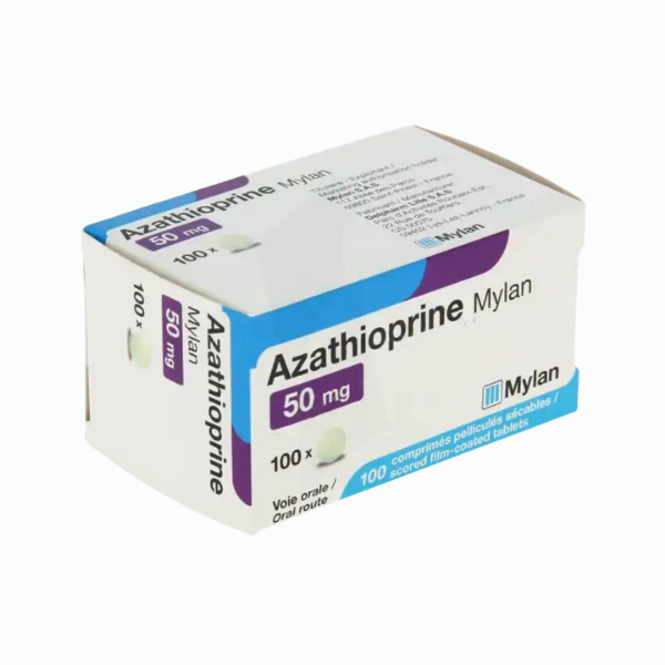 Thuốc Azathioprine Mylan 50mg hỗ trợ dự phòng phản ứng đào thải cơ quan ở bệnh nhân thực hiện phẫu thuật ghép thận (Hộp 100 viên)