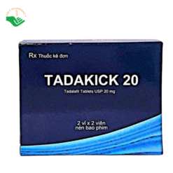 Thuốc điều trị rối loạn cương dương Tadakick 20mg Saga Lifesciences (Hộp 4 viên)