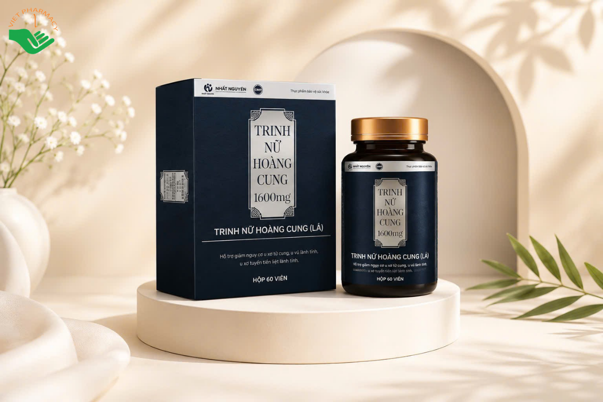 Thực phẩm bảo vệ sức khỏe Trinh Nữ Hoàng Cung Nhất Nguyên 1600mg (Hộp 30 viên)