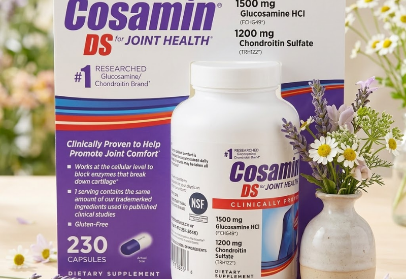 Viên uống hỗ trợ xương khớp và tái tạo sụn khớp Cosamin DS For Joint Health Nutramax (Chai 230 viên)
