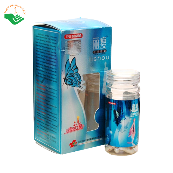 Viên uống Lishou Xanh BaiAn hỗ trợ kiểm soát cân nặng (Hộp 1 lọ 40 viên)