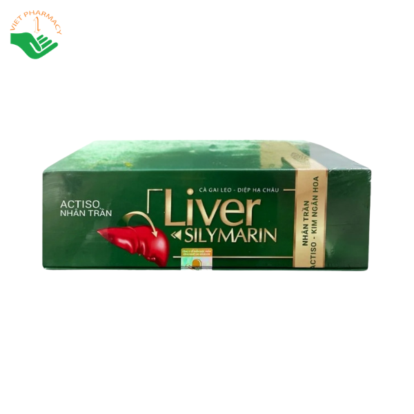 Viên uống Liver Silymarin Vicophar hỗ trợ giải độc gan, mát gan (Hộp 60 viên) - Ảnh 2