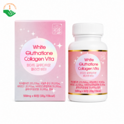 White Glutathione Collagen Vita hỗ trợ da trắng sáng, tăng độ đàng hồi và chống lão hóa (Hộp 60 viên)