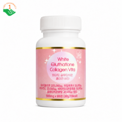 White Glutathione Collagen Vita hỗ trợ da trắng sáng, tăng độ đàng hồi và chống lão hóa (Hộp 60 viên)