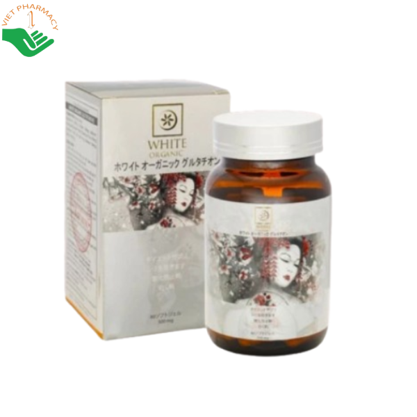 White Organic Glutathione Beauty Care Usa hỗ trợ làm sáng da, giảm lão hóa (Hộp 60 viên)