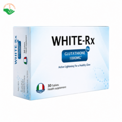 White Rx Glutathione Gricar hỗ trợ làm sáng da và ngăn ngừa lão hóa da (Hộp 30 viên)