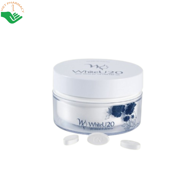 WhiteU20 Tín Phong giúp da sáng mịn, ngăn ngừa lão hóa (Hộp 30 viên)