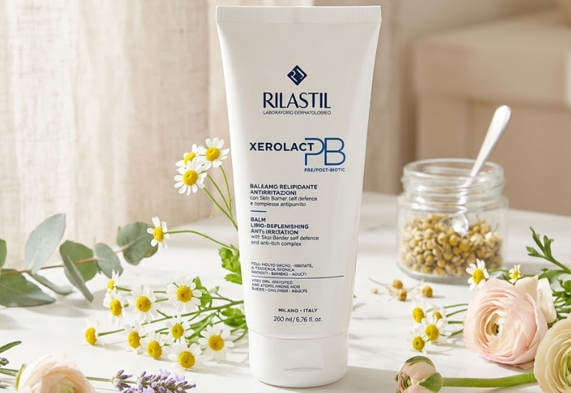 Kem cấp ẩm, chống mẩn ngứa, điều trị chàm, viêm da cơ địa Xerolact PB Balm Rilastil (Tuýp 50ml)