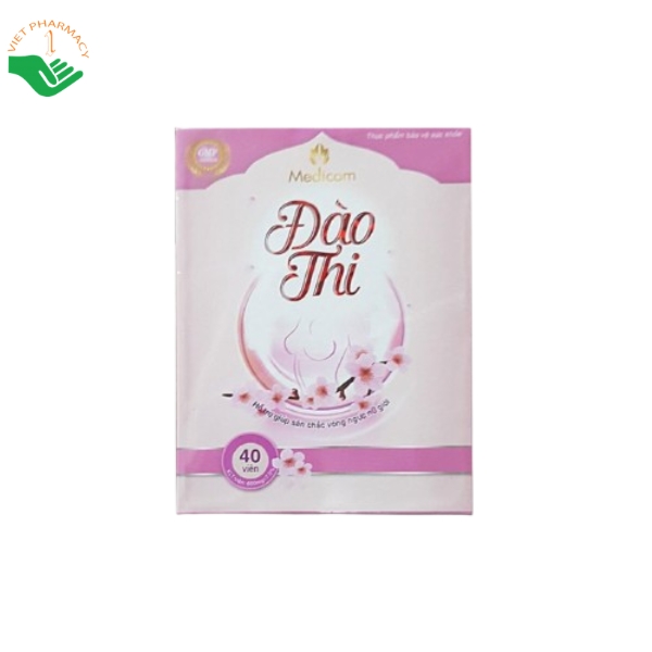 Thuốc Đào Thi (Lọ 40 viên) - Viên uống hỗ trợ làm săn chắc vòng ngực - Ảnh 4