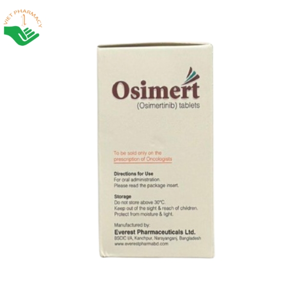 Thuốc Osimert 80mg (Osimertinib) điều trị ung thư phổi không tế bào nhỏ - Ảnh 3