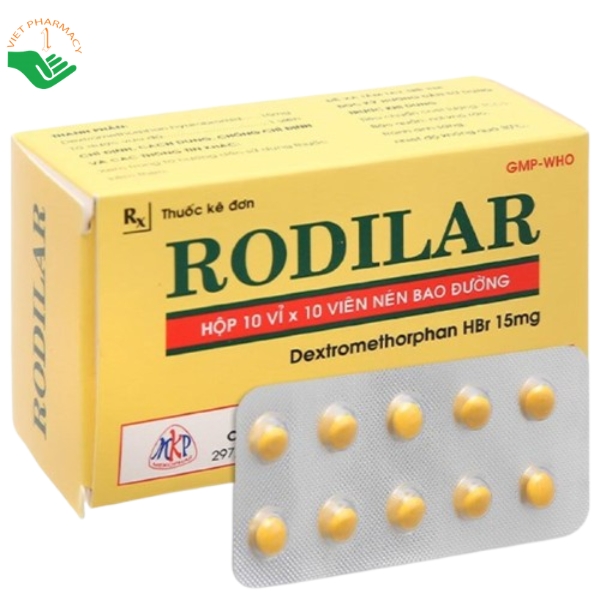Thuốc Rodilar 15mg - Điều trị ho khan, ho có đờm, ho do kích ứng