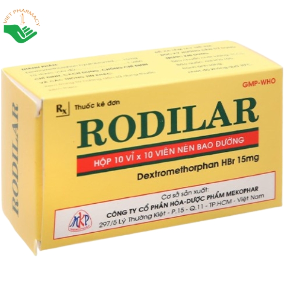 Thuốc Rodilar 15mg - Điều trị ho khan, ho có đờm, ho do kích ứng - Ảnh 2