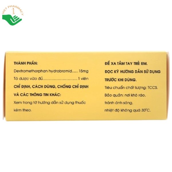 Thuốc Rodilar 15mg - Điều trị ho khan, ho có đờm, ho do kích ứng - Ảnh 3