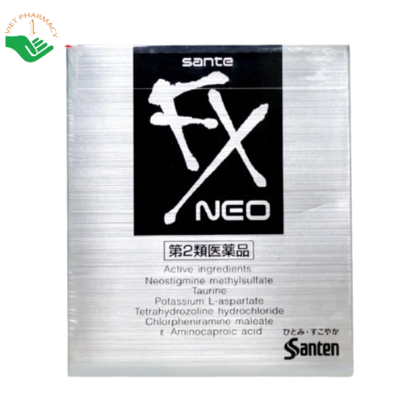 Thuốc nhỏ mắt Sante FX Neo 12ml bạc - Giảm mỏi mắt, đỏ mắt nhanh chóng - Ảnh 3