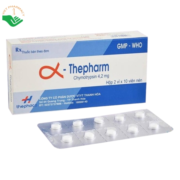Thuốc Alpha Thepharm giảm viêm và phù nề hiệu quả