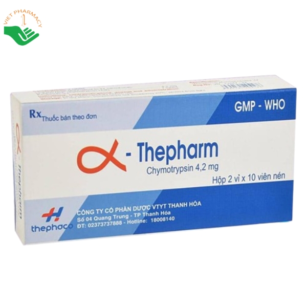 Thuốc Alpha Thepharm giảm viêm và phù nề hiệu quả - Ảnh 2