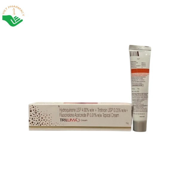 Triluma Cream 15g (Ấn Độ) - Kem bôi trị nám, tàn nhang - Ảnh 2