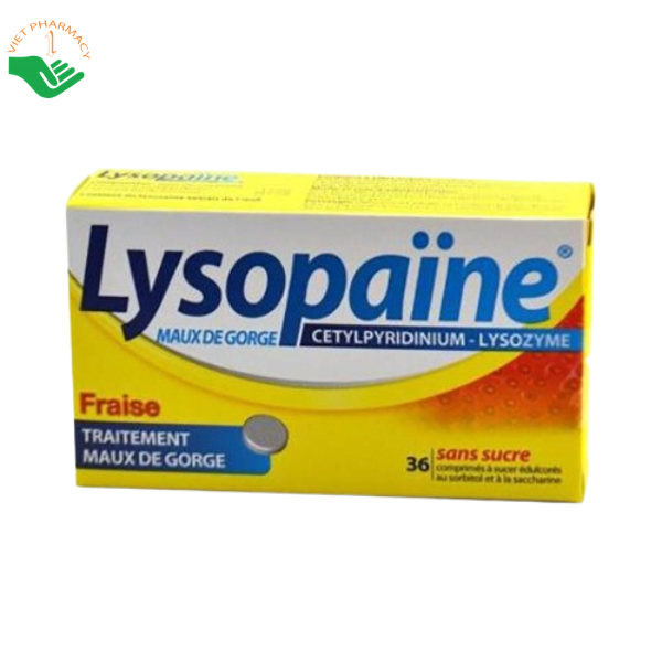 Thuốc ngậm trị đau họng Lysopaine hỗ trợ kháng khuẩn vòm họng (Hộp 3 vỉ x 12 viên) - Ảnh 3