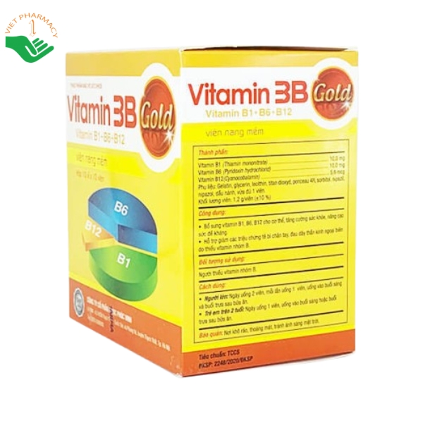 Thuốc Vitamin 3B Gold Phúc Vinh bổ sung các vitamin B - Ảnh 4